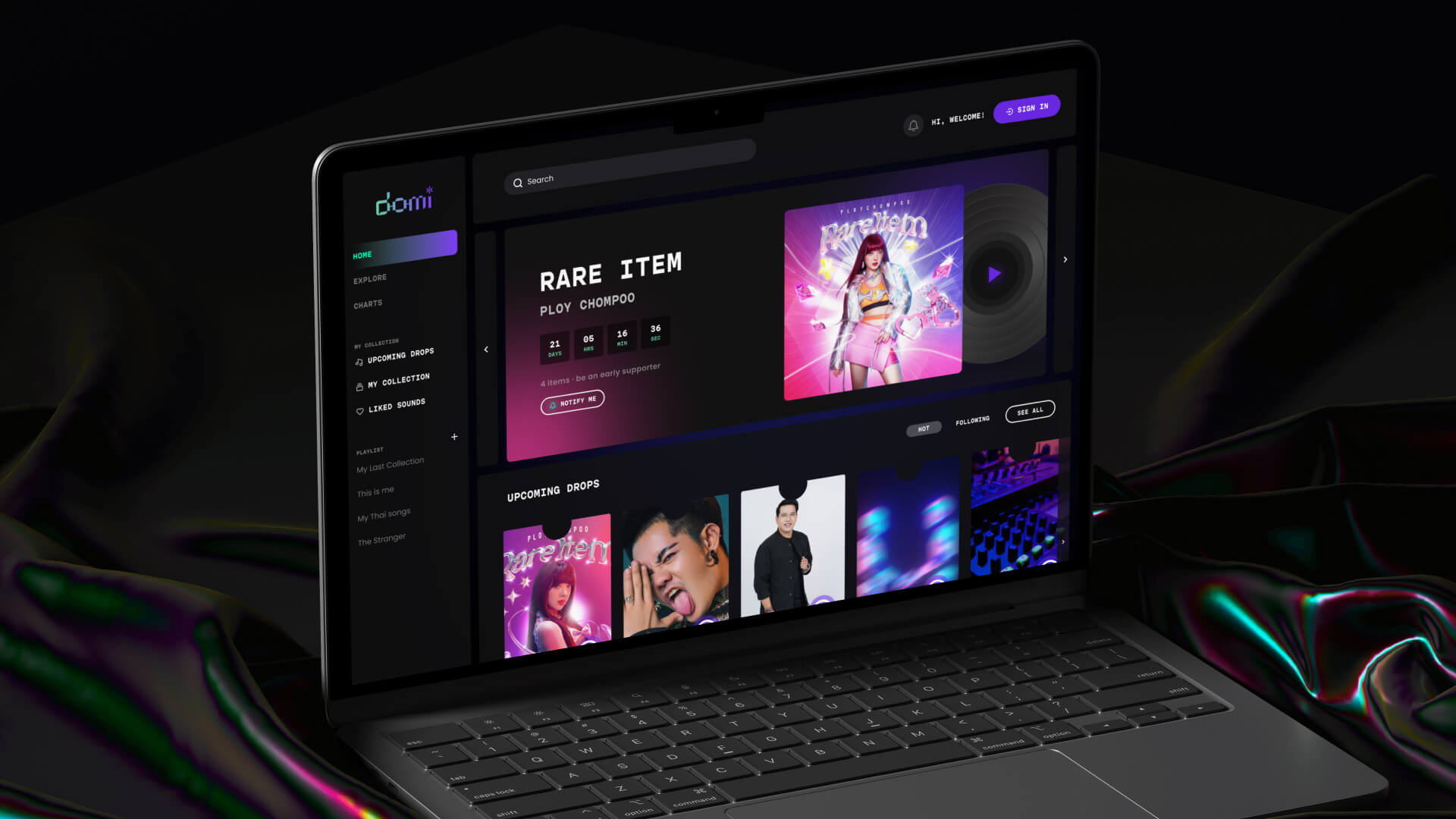 Domi — Music NFT Platform